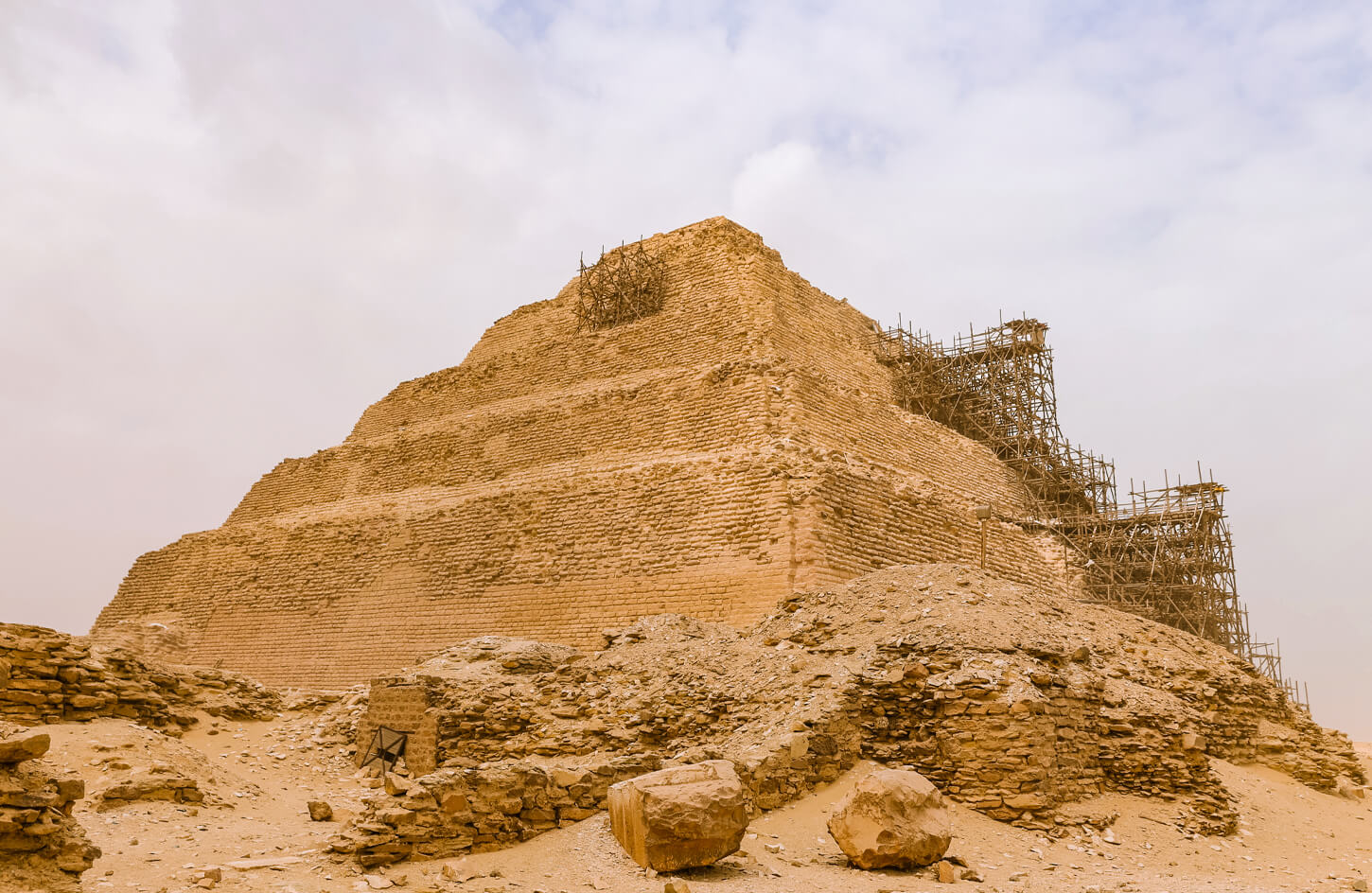 Pyramid Of Djoser At Saqqara