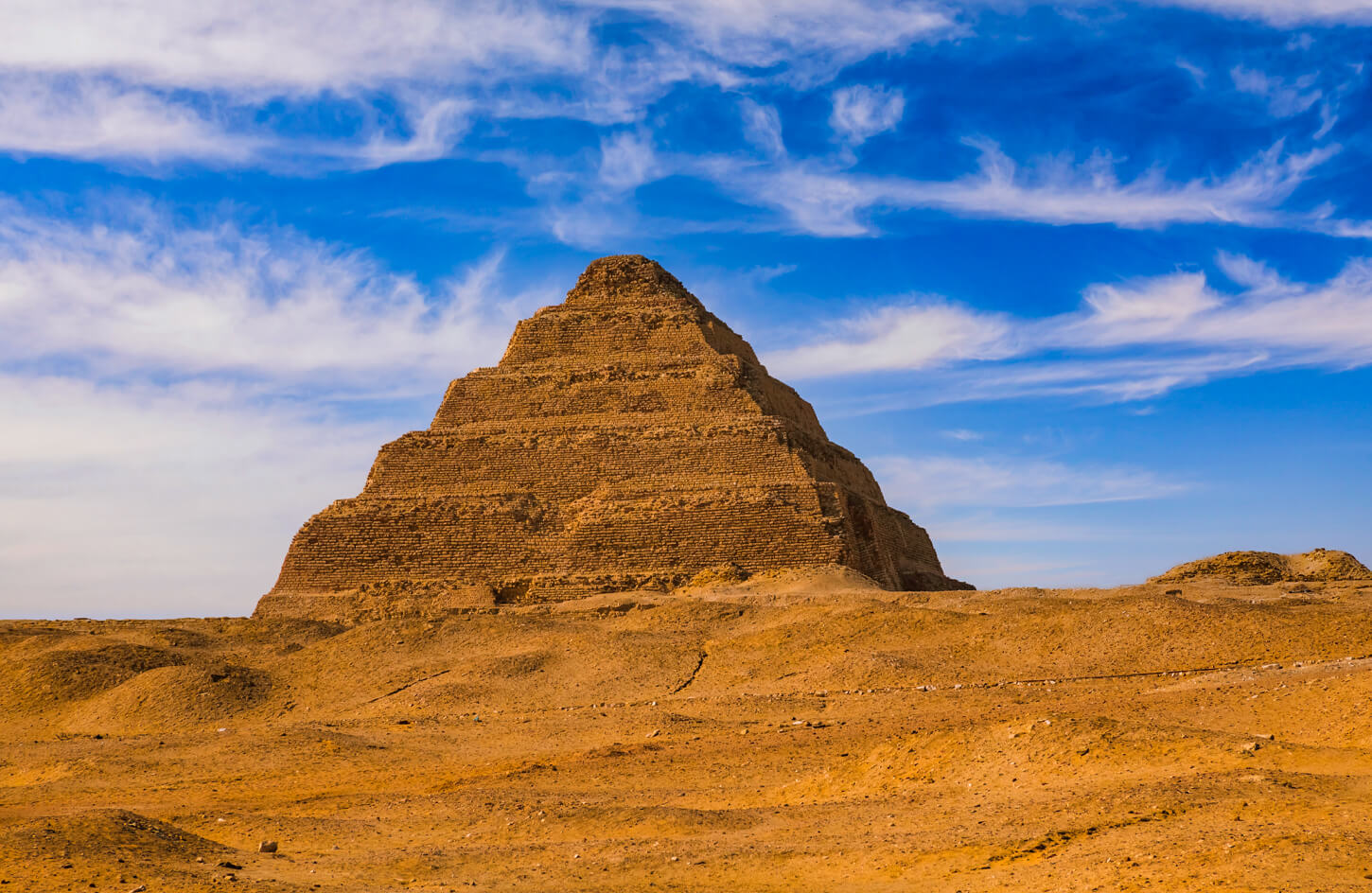 Pyramid Of Djoser At Saqqara