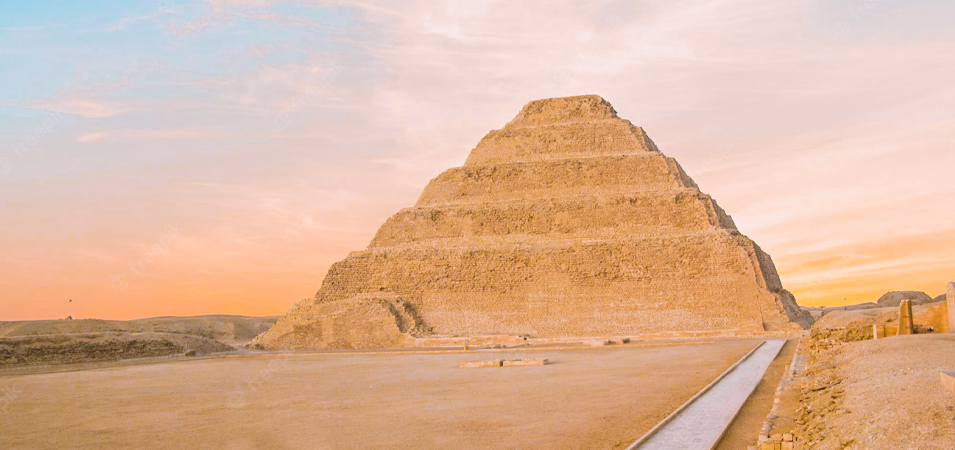 Pyramid Of Djoser At Saqqara