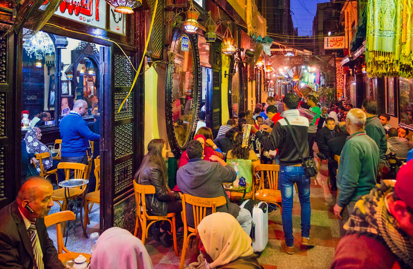 Khan El Khalili Bazaar market