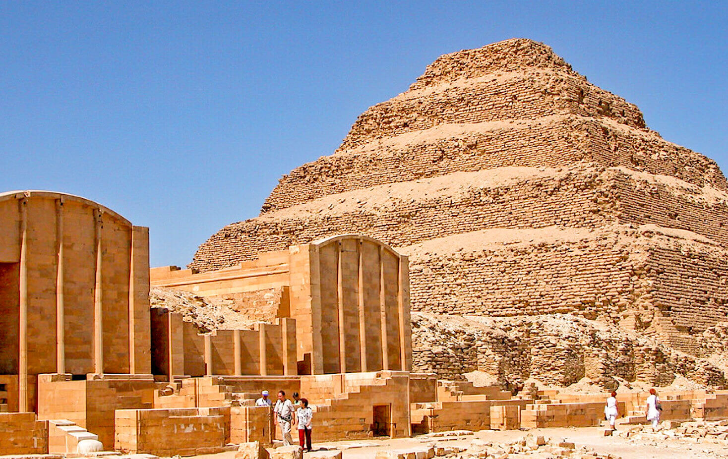 Pyramid Of Djoser At Saqqara