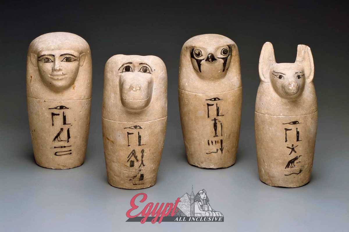 Canopic Jars Ancient Egypt