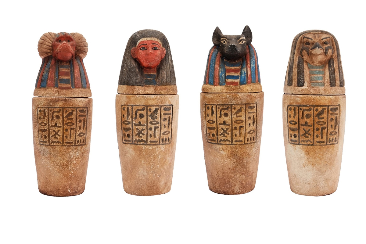 Canopic Jars Ancient Egypt