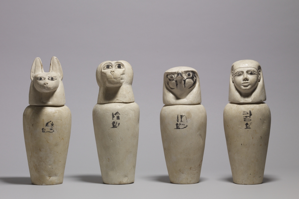 Canopic Jars Ancient Egypt