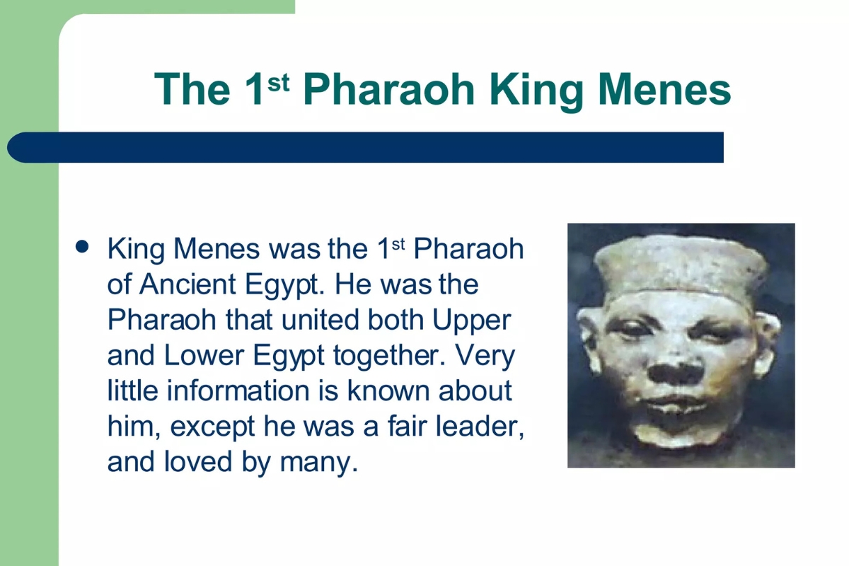 Who Was The First Pharaoh Of Egypt