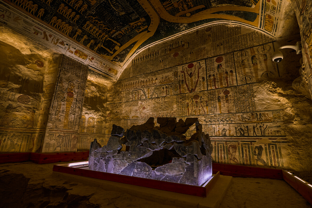 Ancient Egyptian Map of Egypt