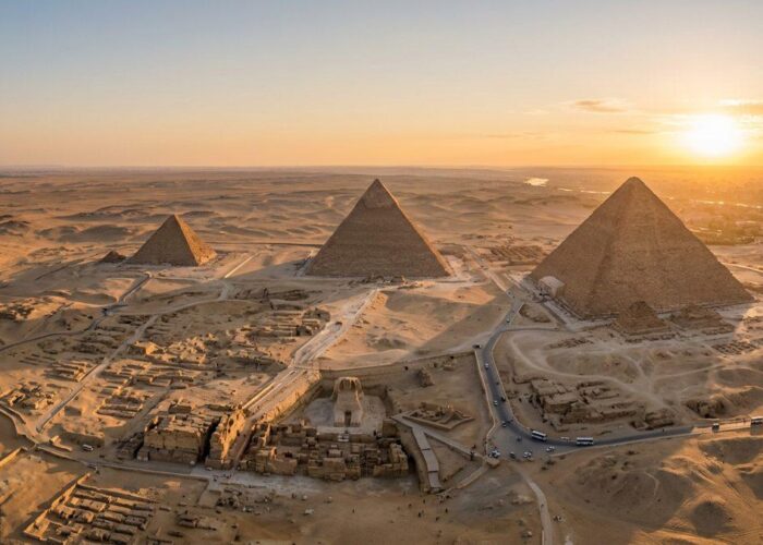 Tethered Balloon Tour at the Pyramids of Giza